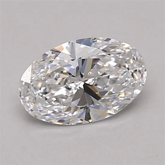 0.55ct Oval Lab Grown Diamond (Colour D, Clarity IF, Cut EX, IGI Certified)