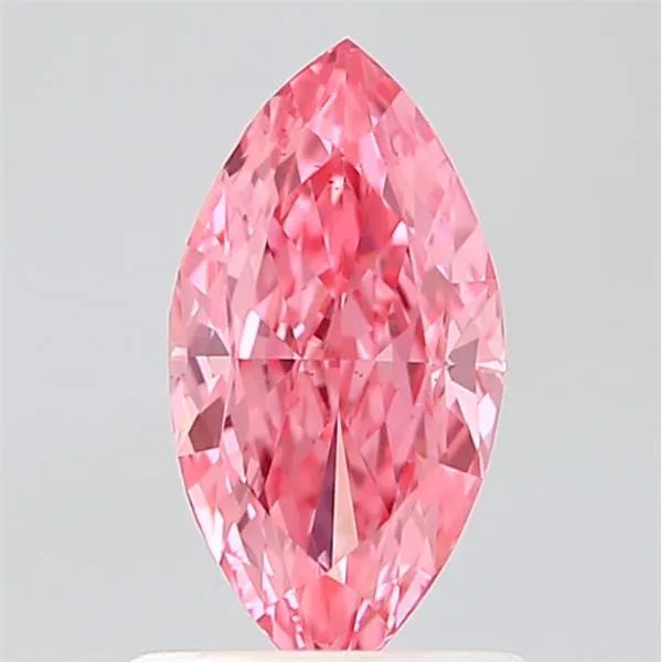 0.95ct Marquise Lab Grown Diamond (Colour Fancy Vivid Pink, Clarity VS1, IGI Certified)