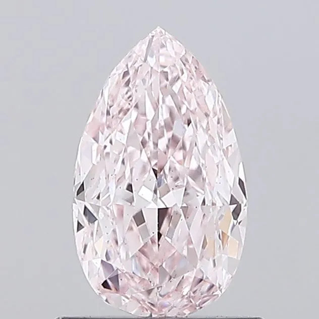 1.00ct Pear Lab Grown Diamond (Colour Fancy Intense Pink, Clarity VS2, IGI Certified)
