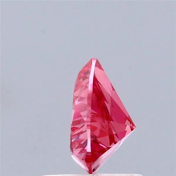 1.02ct Triangular Lab Grown Diamond (Colour Fancy Vivid Pink, Clarity VVS2, IGI Certified)