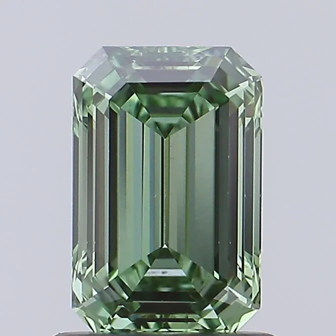 1.07ct Emerald Lab Grown Diamond (Colour Fancy Vivid Green, Clarity VS1, IGI Certified)