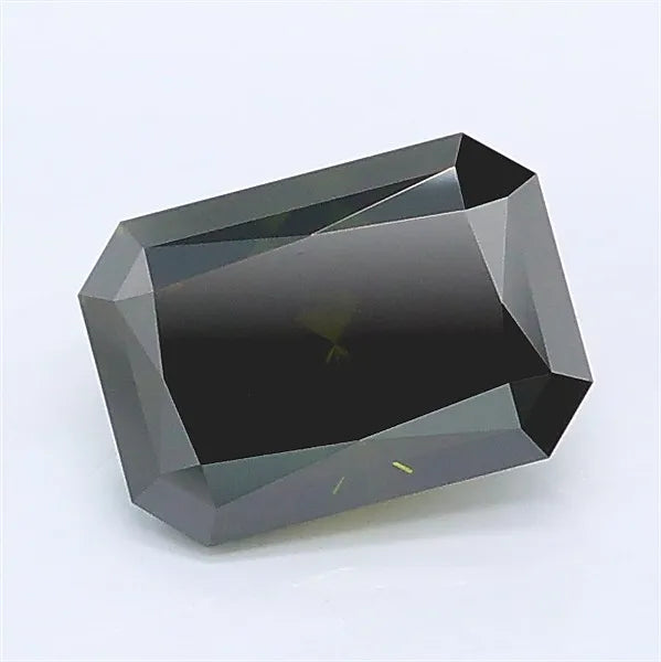 1.14ct Radiant Lab Grown Diamond (Colour Fancy Dark Green, Clarity VVS1, IGI Certified)