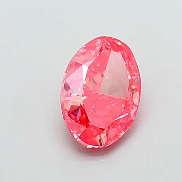 1.18ct Oval Lab Grown Diamond (Colour Fancy Vivid Pink, Clarity VVS1, IGI Certified)