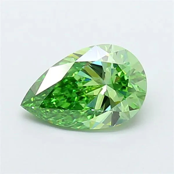 1.50ct Pear Lab Grown Diamond (Colour Fancy Vivid Green, Clarity VS1, IGI Certified)