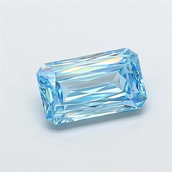 1.52ct Radiant Lab Grown Diamond (Colour Fancy Vivid Blue, Clarity VVS2, IGI Certified)