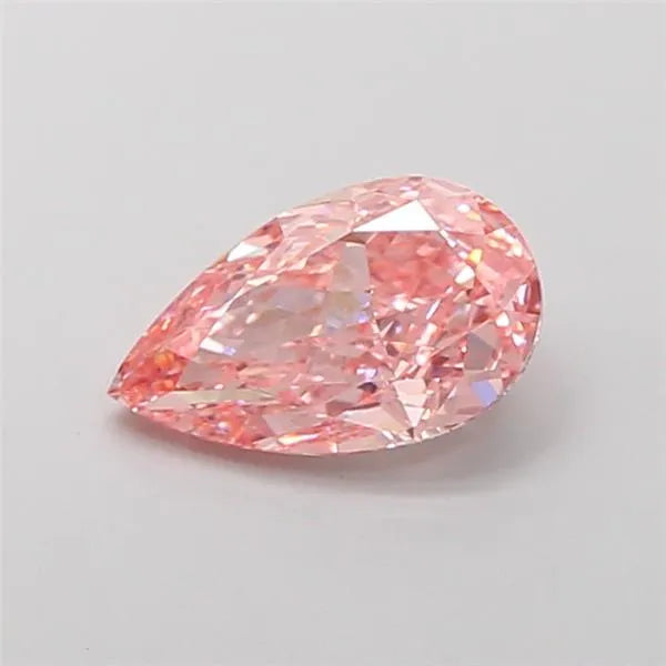 1.62ct Pear Lab Grown Diamond (Colour Fancy Vivid Pink, Clarity VVS2, IGI Certified)