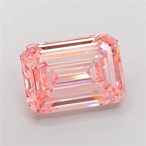 16.04ct Emerald Lab Grown Diamond (Colour Fancy Intense Pink, Clarity VS2, IGI Certified)