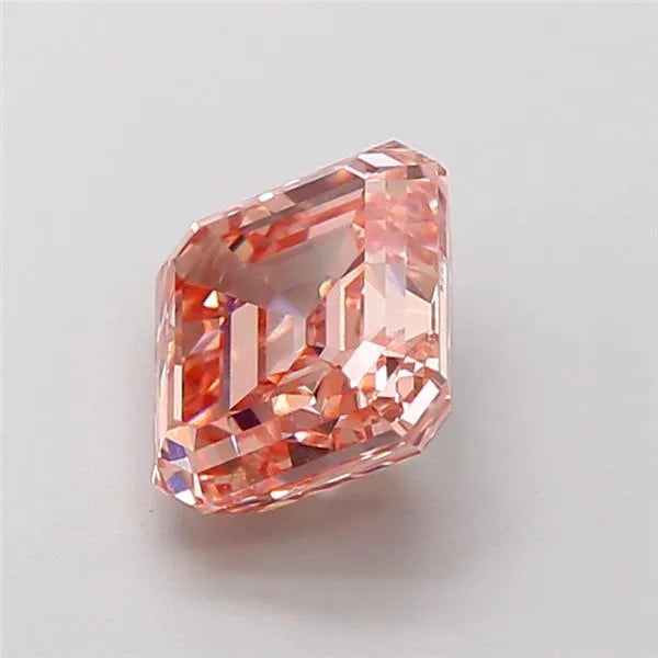 2.00ct Asscher Lab Grown Diamond (Colour Fancy Brown Pink, Clarity VVS2, IGI Certified)