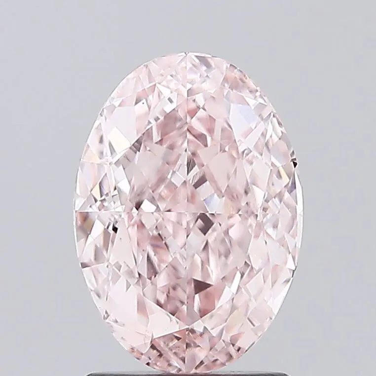 2.03ct Oval Lab Grown Diamond (Colour Fancy Intense Pink, Clarity VS1, IGI Certified)