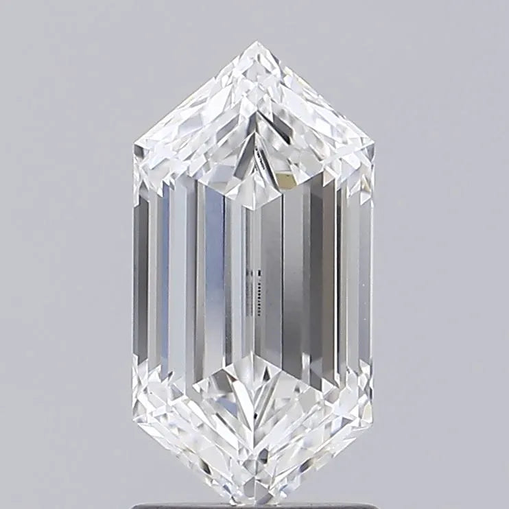 2.05ct Hexagonal Lab Grown Diamond (Colour E, Clarity VVS2, IGI Certified)
