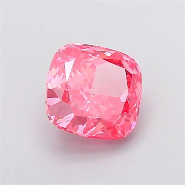 2.06ct Cushion modified Lab Grown Diamond (Colour Fancy Vivid Pink, Clarity VVS2, IGI Certified)