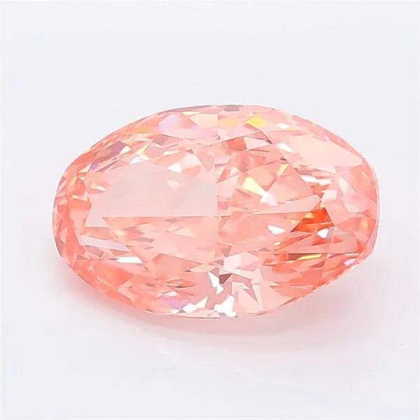 2.07ct Oval Lab Grown Diamond (Colour Fancy Vivid Pink, Clarity VVS2, IGI Certified)