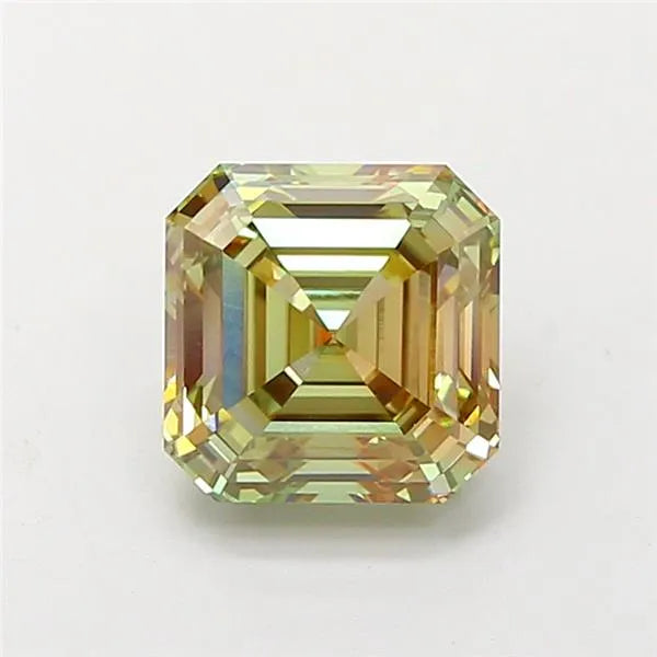 2.11ct Asscher Lab Grown Diamond (Colour Fancy Green, Clarity VVS2, IGI Certified)