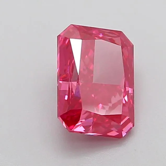 2.12ct Radiant Lab Grown Diamond (Colour Fancy Vivid Pink, Clarity VS1, IGI Certified)