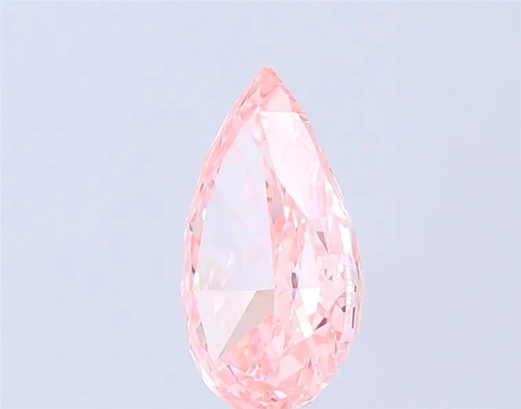 2.25ct Pear Lab Grown Diamond (Colour Fancy Vivid Pink, Clarity VVS2, IGI Certified)