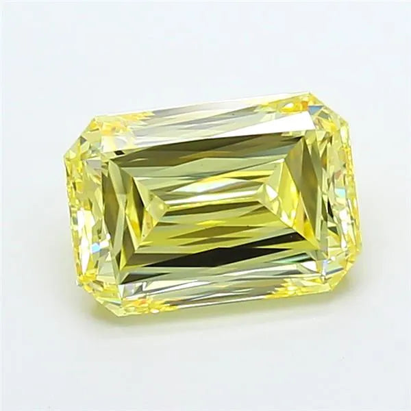 2.43ct Radiant Lab Grown Diamond (Colour Fancy Intense Yellow, Clarity VS2, IGI Certified)