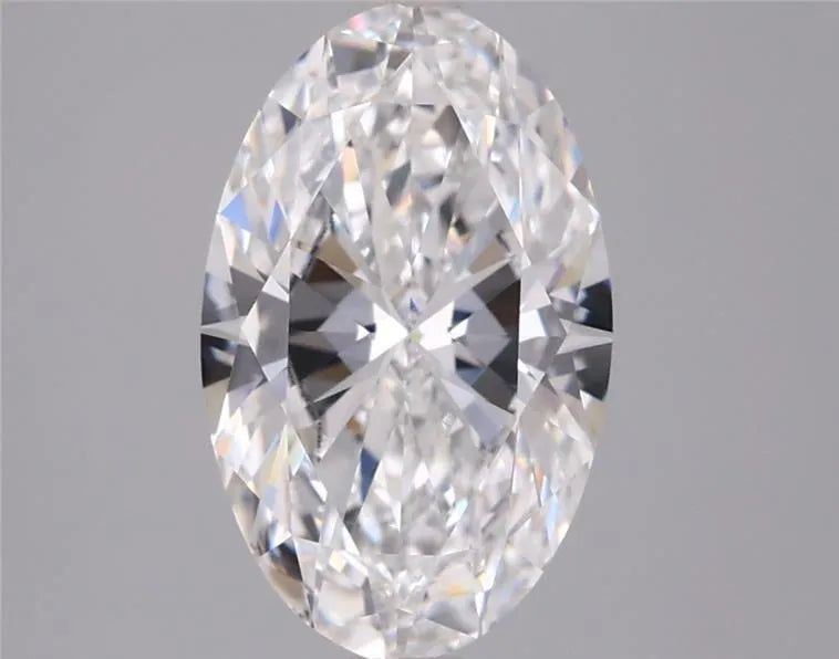 2.50ct Oval Lab Grown Diamond (Colour E, Clarity VVS2, IGI Certified)