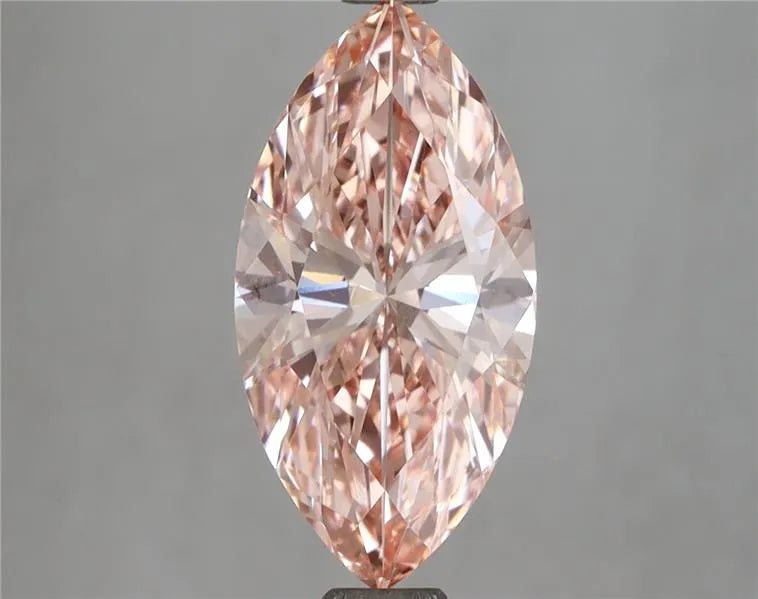 2.58ct Marquise Lab Grown Diamond (Colour Fancy Vivid Pink, Clarity VVS2, IGI Certified)