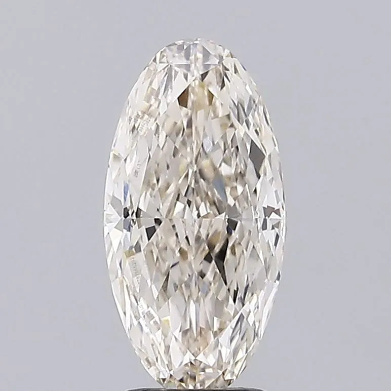 2.65ct Oval Lab Grown Diamond (Colour L, Clarity VVS2, IGI Certified)