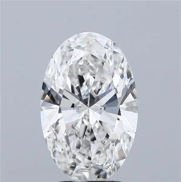 2.96ct Oval Lab Grown Diamond (Colour E, Clarity VS2, IGI Certified)