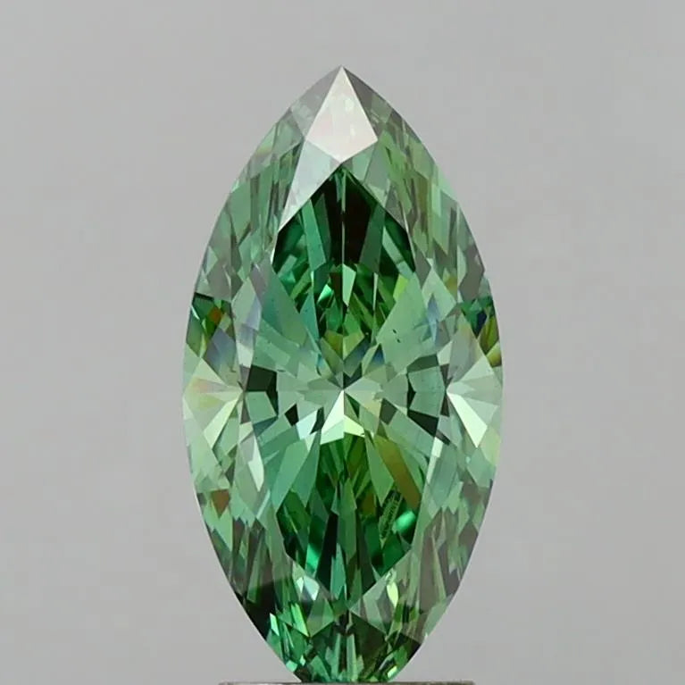 3.00ct Marquise Lab Grown Diamond (Colour Fancy Vivid Green, Clarity VS2, IGI Certified)