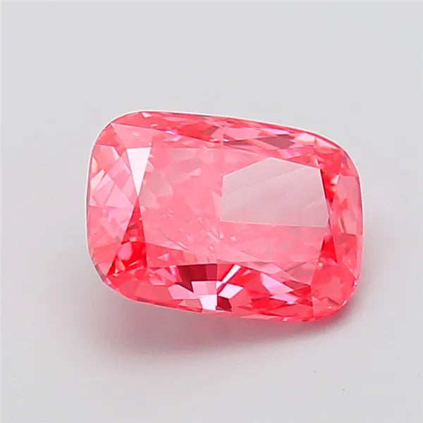 3.02ct Cushion modified Lab Grown Diamond (Colour Fancy Vivid Pink, Clarity VS1, IGI Certified)