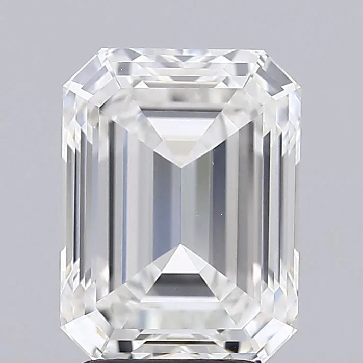 3.02ct Emerald Lab Grown Diamond (Colour F, Clarity VVS2, IGI Certified)