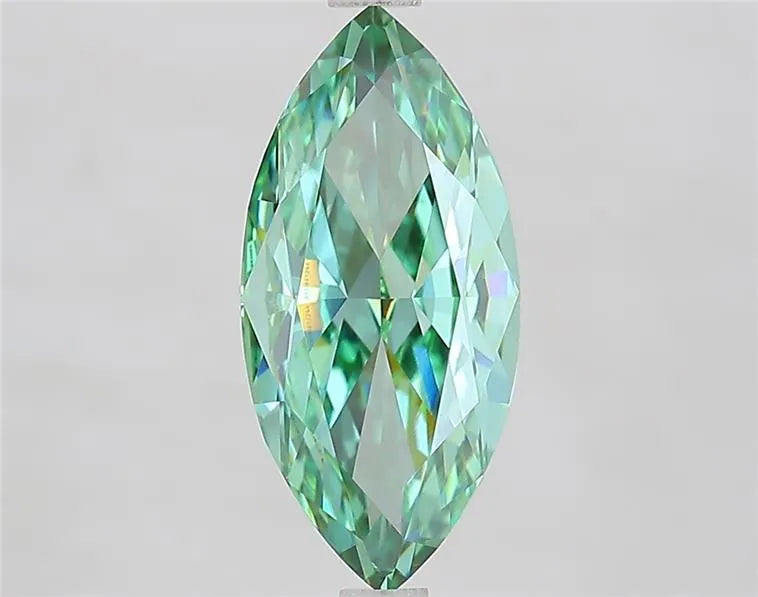 3.02ct Marquise Lab Grown Diamond (Colour Fancy Vivid Green, Clarity VVS2, IGI Certified)