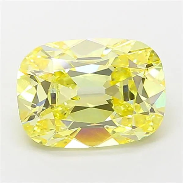 3.03ct Cushion brilliant Lab Grown Diamond (Colour Fancy Yellow, Clarity VS1, IGI Certified)