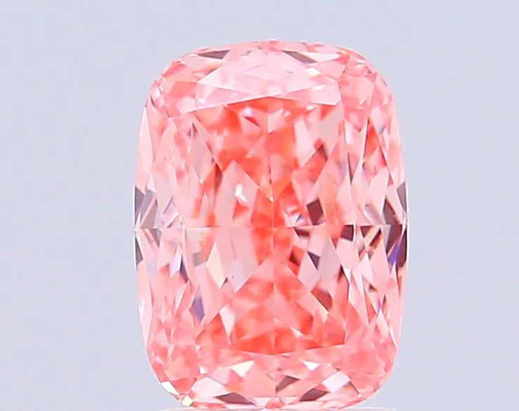 3.03ct Cushion modified Lab Grown Diamond (Colour Fancy Vivid Pink, Clarity VVS2, IGI Certified)