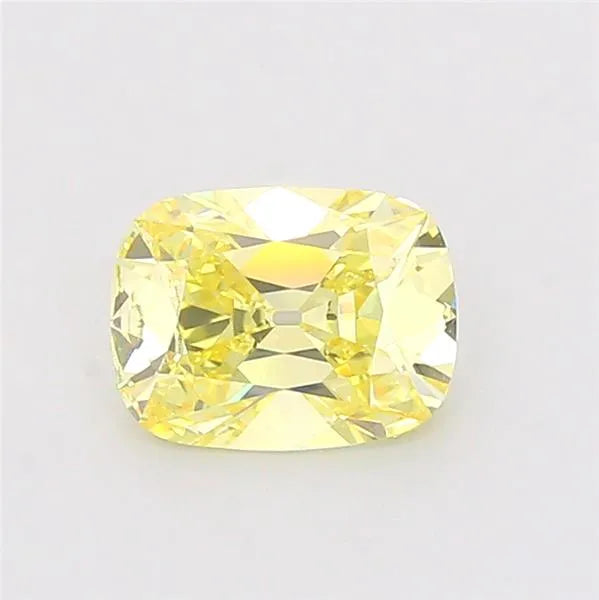 3.04ct Cushion brilliant Lab Grown Diamond (Colour Fancy Intense Yellow, Clarity VVS2, IGI Certified)