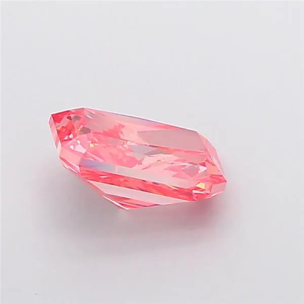 3.42ct Radiant Lab Grown Diamond (Colour Fancy Vivid Pink, Clarity VS2, IGI Certified)