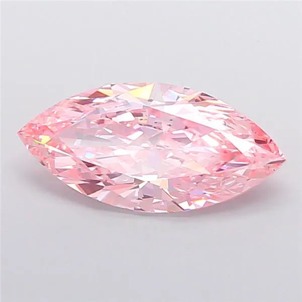 3.53ct Marquise Lab Grown Diamond (Colour Fancy Vivid Pink, Clarity VVS2, IGI Certified)