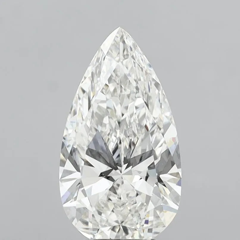 3.80ct Pear Lab Grown Diamond (Colour F, Clarity VVS2, IGI Certified)