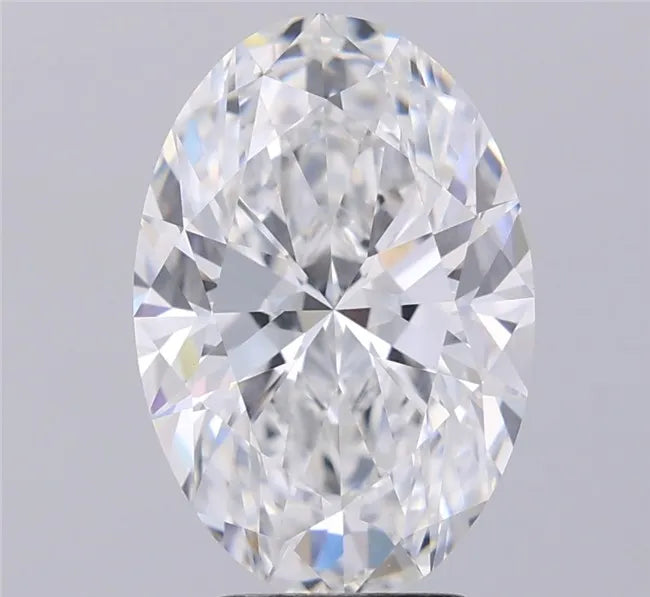 4.05ct Oval Lab Grown Diamond (Colour E, Clarity VVS1, IGI Certified)
