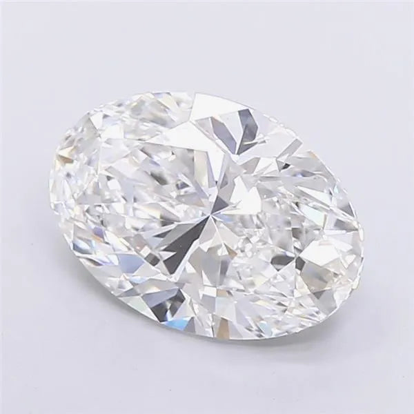 4.05ct Oval Lab Grown Diamond (Colour E, Clarity VVS2, IGI Certified)