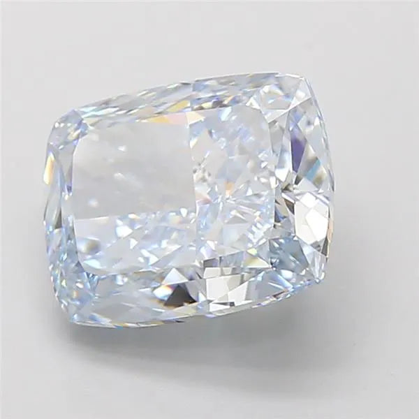 4.51ct Cushion modified Lab Grown Diamond (Colour Fancy Intense Blue, Clarity VVS2, IGI Certified)