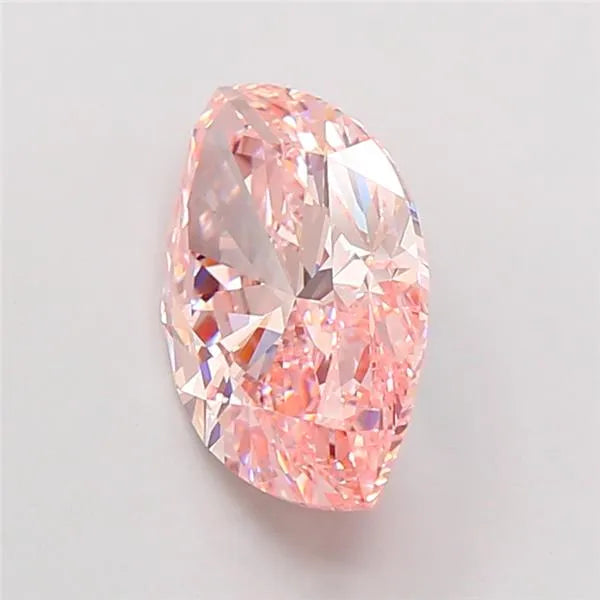 4.55ct Marquise Lab Grown Diamond (Colour Fancy Vivid Pink, Clarity VVS2, IGI Certified)