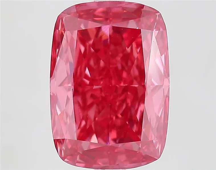 4.57ct Cushion modified Lab Grown Diamond (Colour Fancy Vivid Pink, Clarity VS1, IGI Certified)