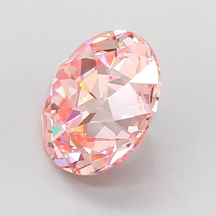 4.83ct European cut Lab Grown Diamond (Colour Fancy Intense Pink, Clarity VS1, IGI Certified)