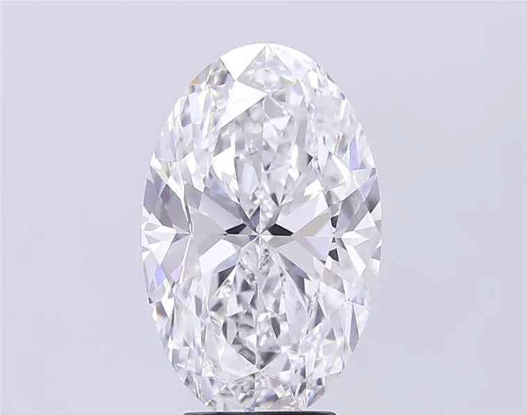 5.05ct Oval Lab Grown Diamond (Colour D, Clarity VVS1, IGI Certified)