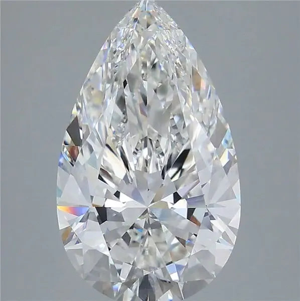 5.05ct Pear Lab Grown Diamond (Colour F, Clarity VVS2, IGI Certified)