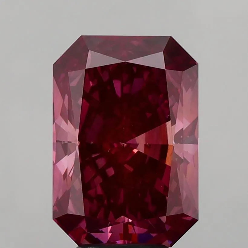 6.01ct Radiant Lab Grown Diamond (Colour Fancy Deep Pink, Clarity VS1, IGI Certified)
