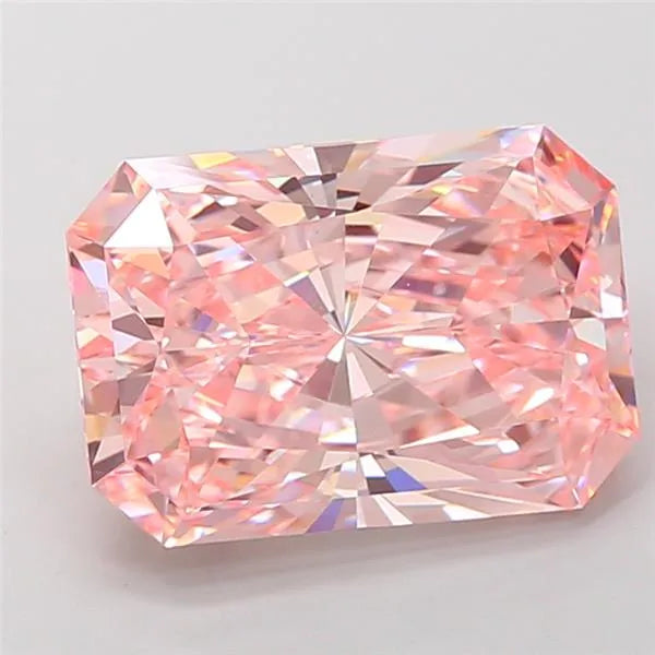 8.06ct Radiant Lab Grown Diamond (Colour Fancy Vivid Pink, Clarity VVS2, IGI Certified)