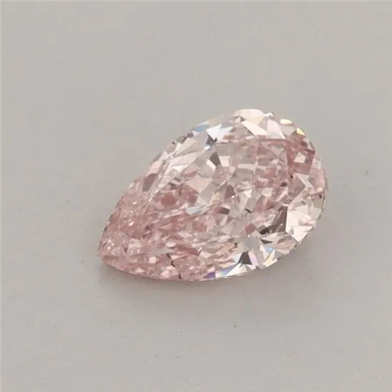 0.50ct Pear Lab Grown Diamond (Colour Fancy Intense Pink, Clarity VS2, IGI Certified)