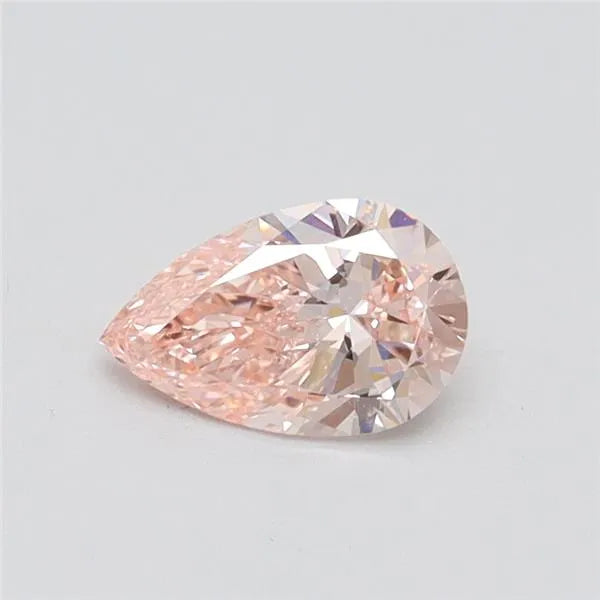 0.50ct Pear Lab Grown Diamond (Colour Fancy Pink, Clarity VS1, IGI Certified)