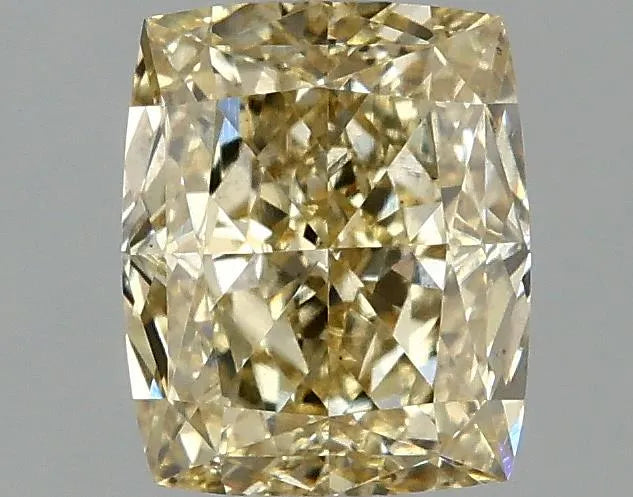 1.00ct Cushion modified Lab Grown Diamond (Colour Fancy Intense Yellow, Clarity VS2, IGI Certified)