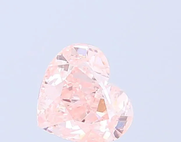 1.00ct Heart Lab Grown Diamond (Colour Fancy Intense Brownish Pink, Clarity VVS2, IGI Certified)