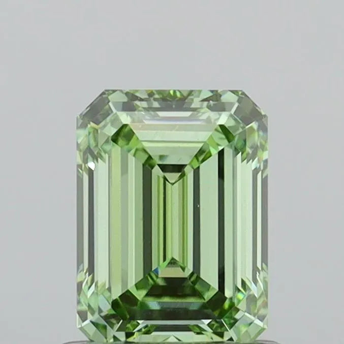 1.01ct Emerald Lab Grown Diamond (Colour Fancy Vivid Green, Clarity VS1, IGI Certified)