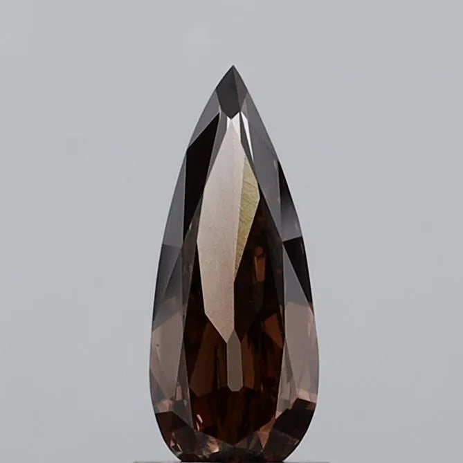 1.01ct European cut Lab Grown Diamond (Colour Fancy Brown, Clarity VVS2, IGI Certified)